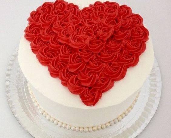 عکس کیک تولد مردانه قلبی