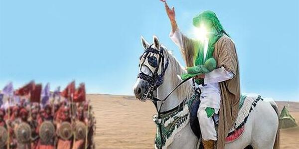 عکس حضرت علی اصغر و امام حسین