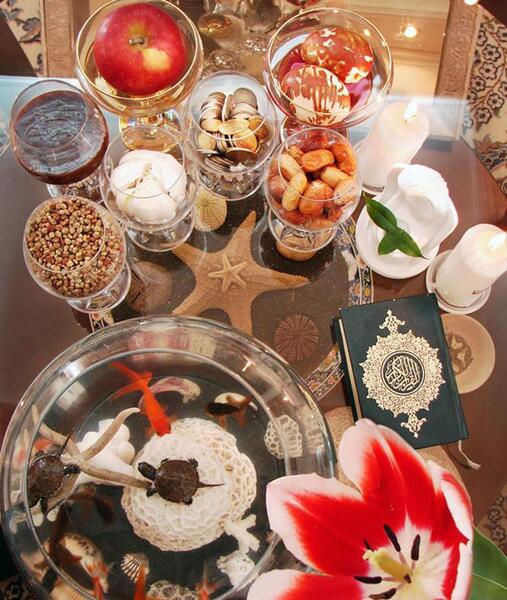 چند تا عکس از سفره هفت سین