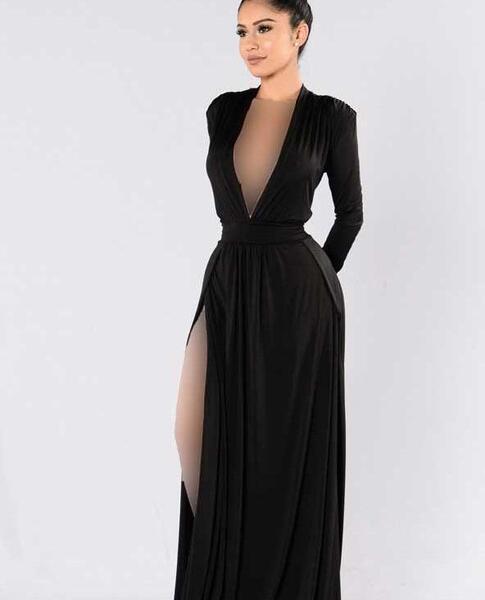 عکس لباس مجلسی یقه هفت