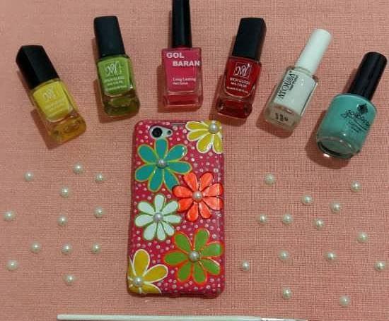 عکس ایده برای قاب گوشی با لاک