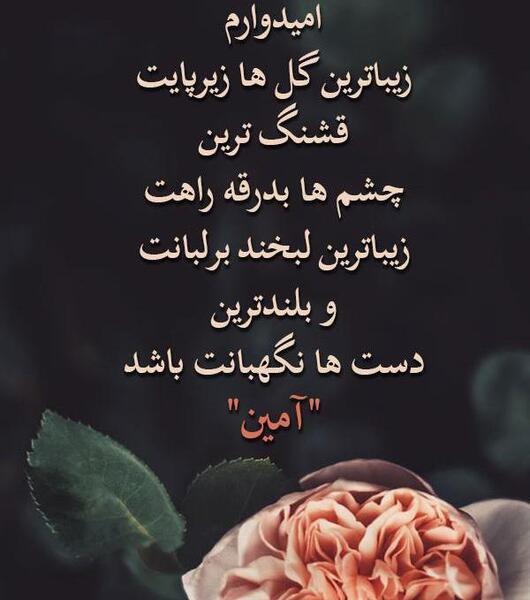 عکس نوشته های آرزوی خوشبختی