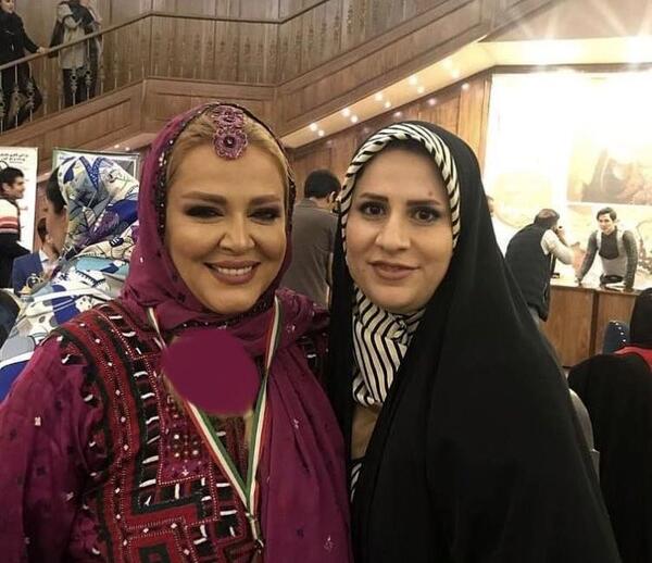 عکس بهاره رهنما در شام غریبان