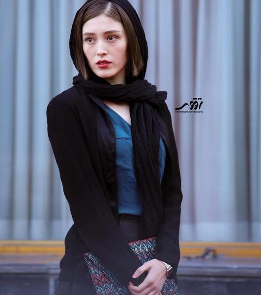 عکس فرشته حسینی در قورباغه
