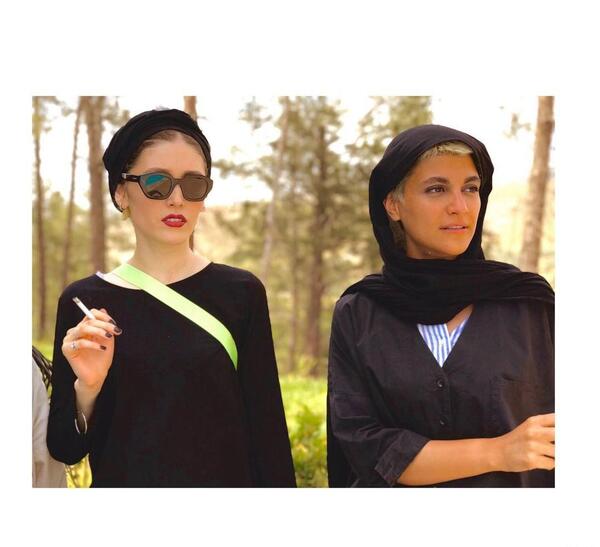 عکس فرشته حسینی در قورباغه