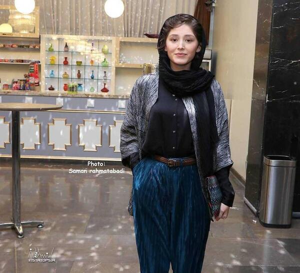 عکس فرشته حسینی در قورباغه