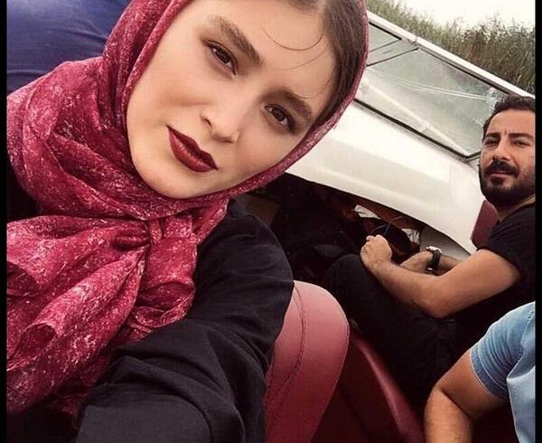 عکس فرشته حسینی در قورباغه