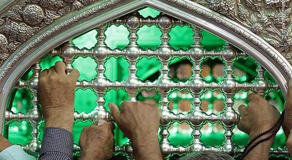 عکس ضریح امام رضا از نزدیک