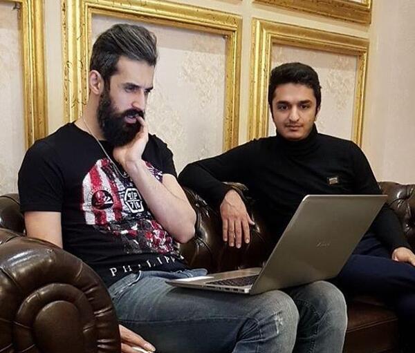 عکس سعید پارسا وهمسرش