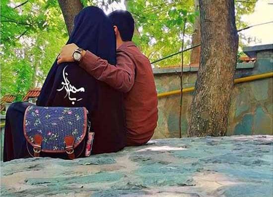 عکس دونفره چادری