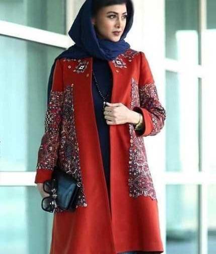 عکس مدل مانتو ازاده صمدی جدید