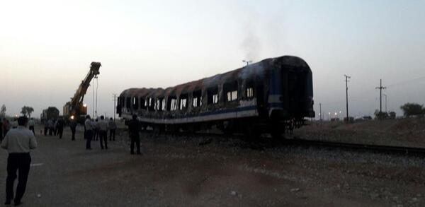 عکس قطار آتش