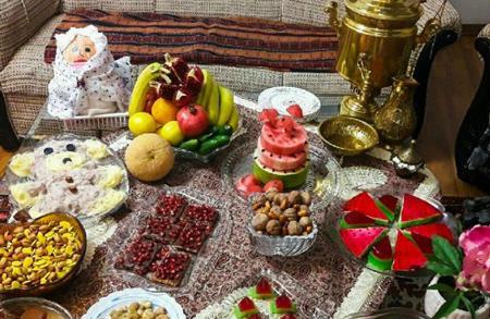 عکس ایده برای شب یلدا در فروشگاه