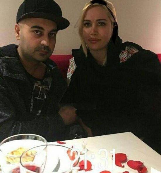 عکس بهنام صفوی با همسرش و فرزندش