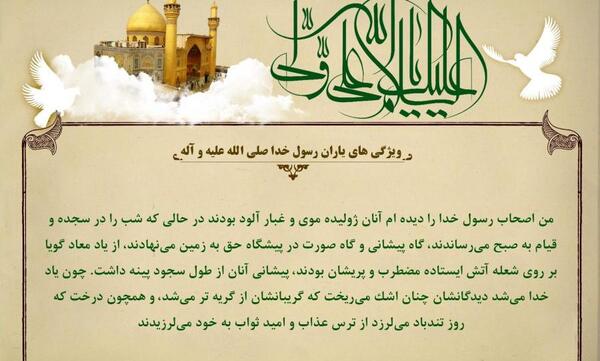 عکس نوشته خصوصیات علی