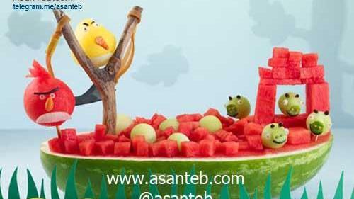 عکس ایده هندوانه برای شب یلدا