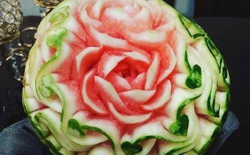 عکس ایده هندوانه برای شب یلدا