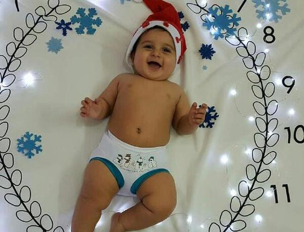 عکس نوزاد دختر سه ماهه