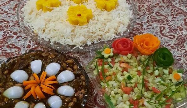 عکس ایده برای تزیین غذا