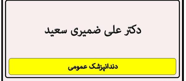 عکس سعید ضمیری