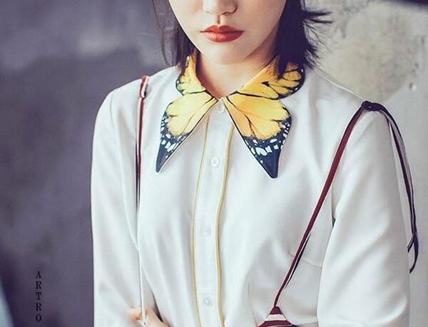 عکس ایده برای تزیین یقه لباس