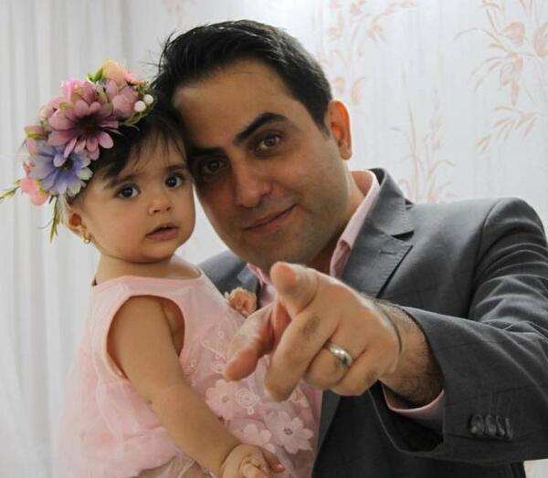 عکس امین نبی اللهی وهمسرش