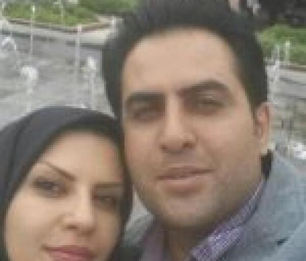 عکس امین نبی اللهی وهمسرش