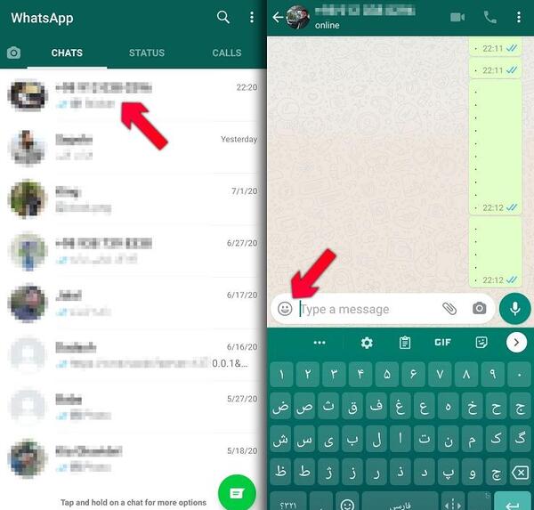 عکس استیکر زنده