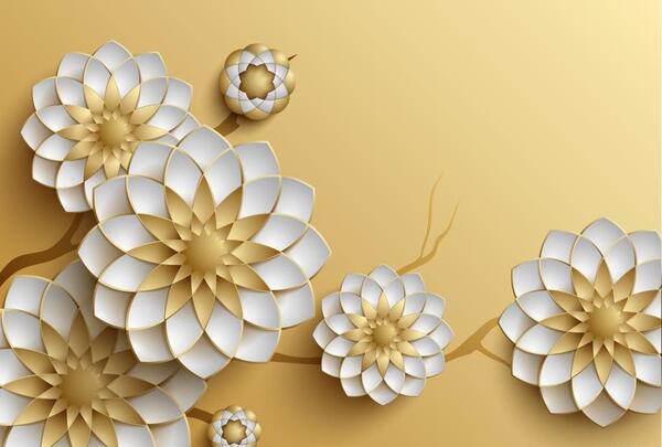عکس سه بعدی طلایی