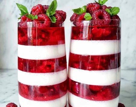 عکس ایده برای ژله لیوانی