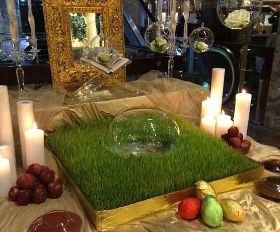 عکس ایده برا چیدن سفره هفت سین