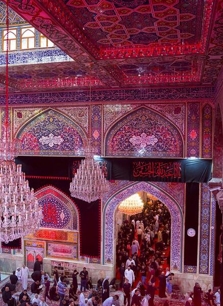 عکس جالب ضریح امام حسین