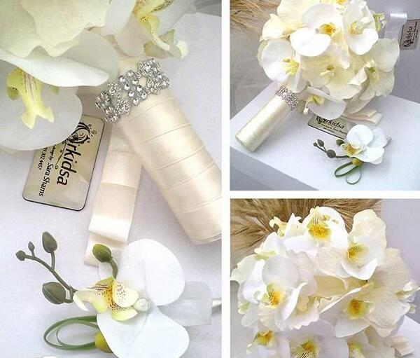 عکس دسته گل نرگس برای عروس