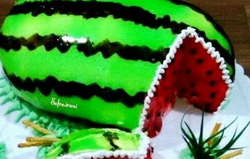 عکس کیک ژله شب یلدا