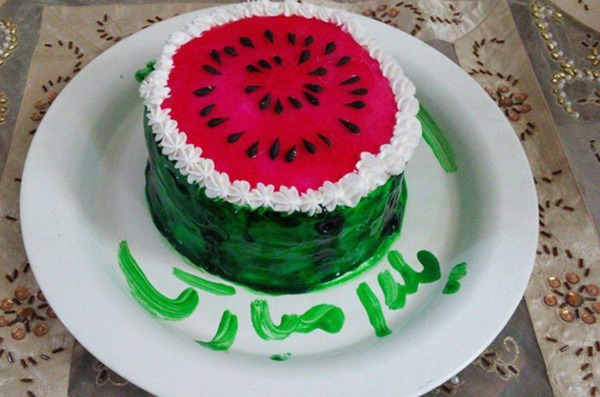 عکس کیک ژله شب یلدا