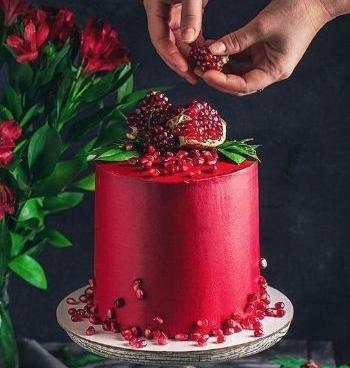 عکس کیک ژله شب یلدا