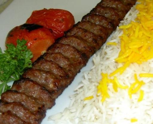 عکس چلو کباب لقمه زعفرانی