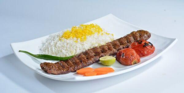 عکس چلو کباب لقمه زعفرانی