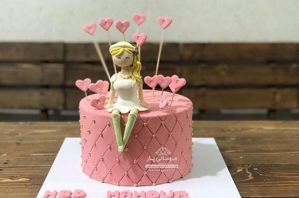 عکس کیک تولد دخترانه بهاری