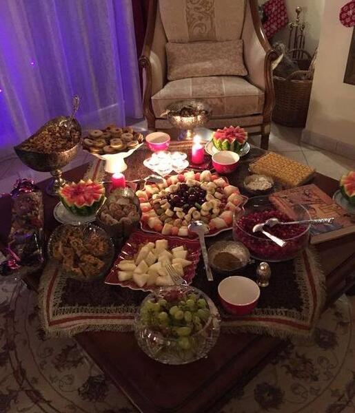 عکس ایده تزیین خانه برای شب یلدا