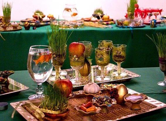 عکس ایده های خاص برای سفره هفت سین