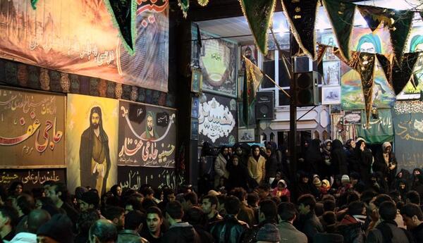 عکس امام حسین در حاجی غفار مراغه