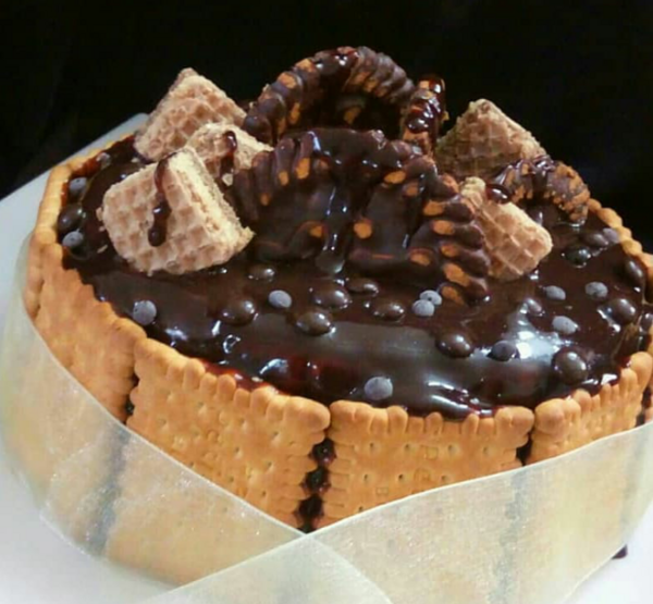 عکس کیک یخچالی ساده