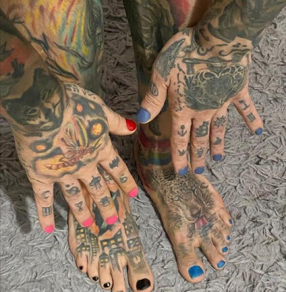 عکس تتو های تتلو
