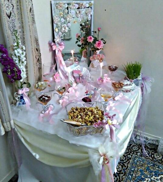 عکس هفت سین تزیین شده