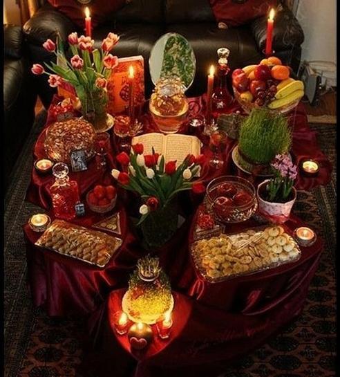عکس ایده هفت سین با صندوقچه
