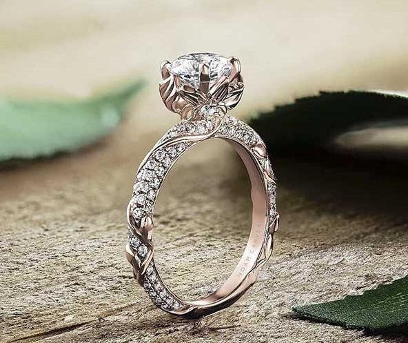 عکس حلقه ازدواج تکی