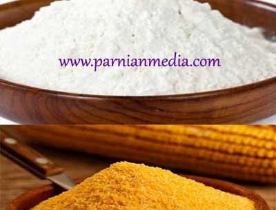 عکس نشاسته ذرت و گندم