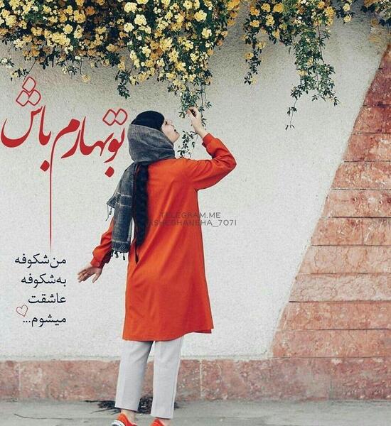 عکس پروفایل با نوشته شکوفه
