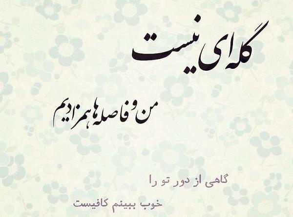 عکس خدا گله دارم